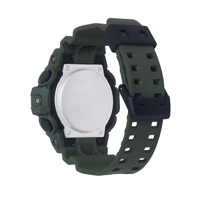 Main Image 3 of Men's Casio G-Shock Classic Green Strap Watch with Black Dial (Model: GA700UC-3A)
