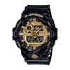 Thumbnail Image 1 of Men's Casio G-Shock Classic Black Resin Strap Watch with Gold-Tone Dial (Model: GA710GB-1A)
