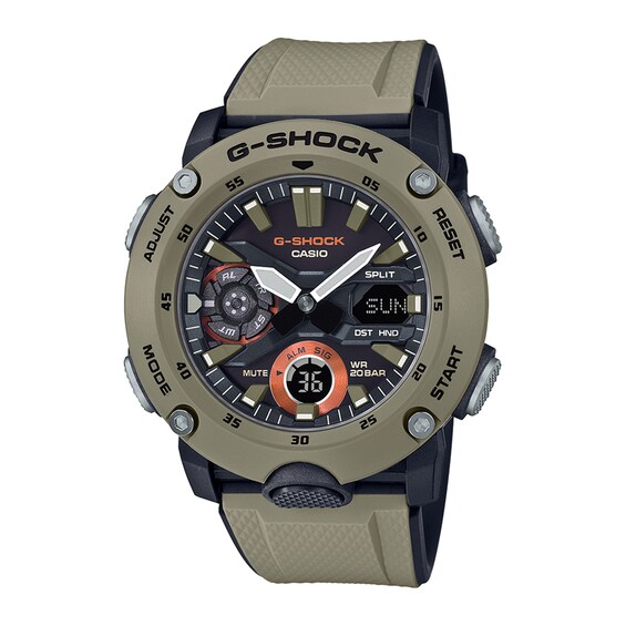 Men's Casio G-Shock Classic Brown Strap Watch with Brown and Black Dial (Model: GA2000-5A) Men's Casio G-Shock Classic Brown Strap Watch with Brown and Black Dial (Model: GA2000-5A)