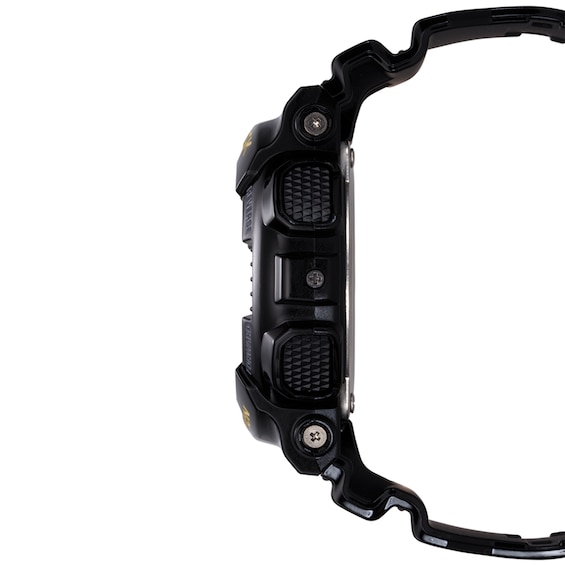 Men's Casio G-Shock Classic Resin Strap Watch with Black and Gold-Tone Dial (Model: Ga110Gb-1A)