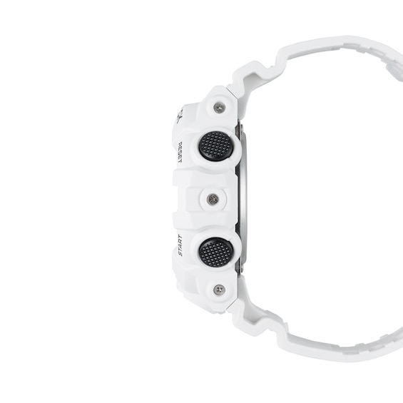 Men's Casio G-Shock Classic White Resin Strap Watch with Black Dial (Model: Ga700-7A)