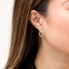 Thumbnail Image 2 of 1/4 CT. T.W. Diamond Teardrop Earrings in 10K White Gold