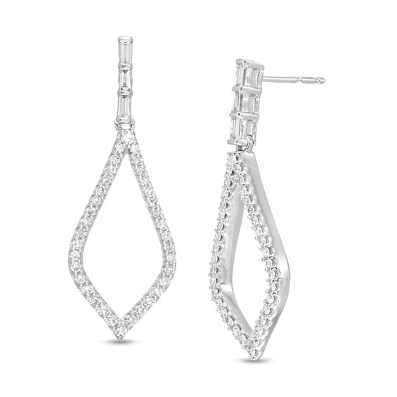 Marilyn Monroe™ Collection 3/8 CT. T.W. Diamond Teardrop Earrings in