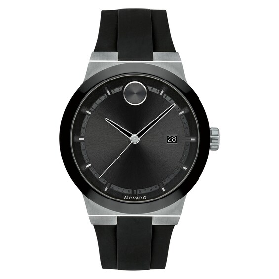 Men's Movado Bold® Fusion Two-Tone IP Strap Watch with Black Dial (Model: 3600624) Men's Movado Bold® Fusion Two-Tone IP Strap Watch with Black Dial (Model: 3600624)
