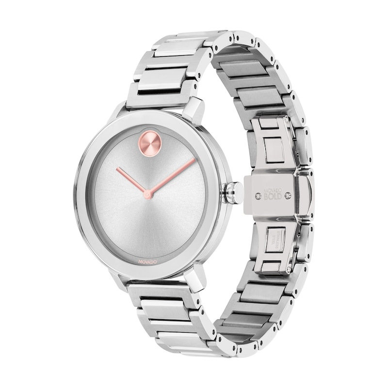 Ladies' Movado Bold® Evolution Watch with Silver-Tone Dial (Model: 3600647)