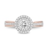 Enchanted Disney Snow White 3/4 CT. T.W. Diamond Frame Engagement Ring in 14K Two-Tone Gold