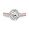 Thumbnail Image 3 of Enchanted Disney Snow White 3/4 CT. T.W. Diamond Frame Engagement Ring in 14K Two-Tone Gold