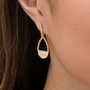 Thumbnail Image 2 of 1/3 CT. T.W. Diamond Teardrop Earrings in 10K Gold
