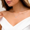 Thumbnail Image 3 of Marilyn Monroe™ Collection 1/8 CT. T.W. Diamond Star Necklace in Sterling Silver