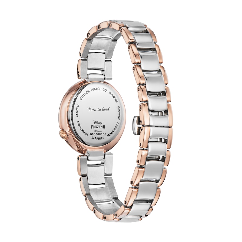 Ladies' Citizen Eco-Drive® Disney Frozen 2 Anna Diamond Accent Watch with Grey Mother-of-Pearl Dial (Model: EM0586-51Y)