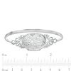 Thumbnail Image 3 of Vintage-Style Oval Locket Bangle in Sterling Silver