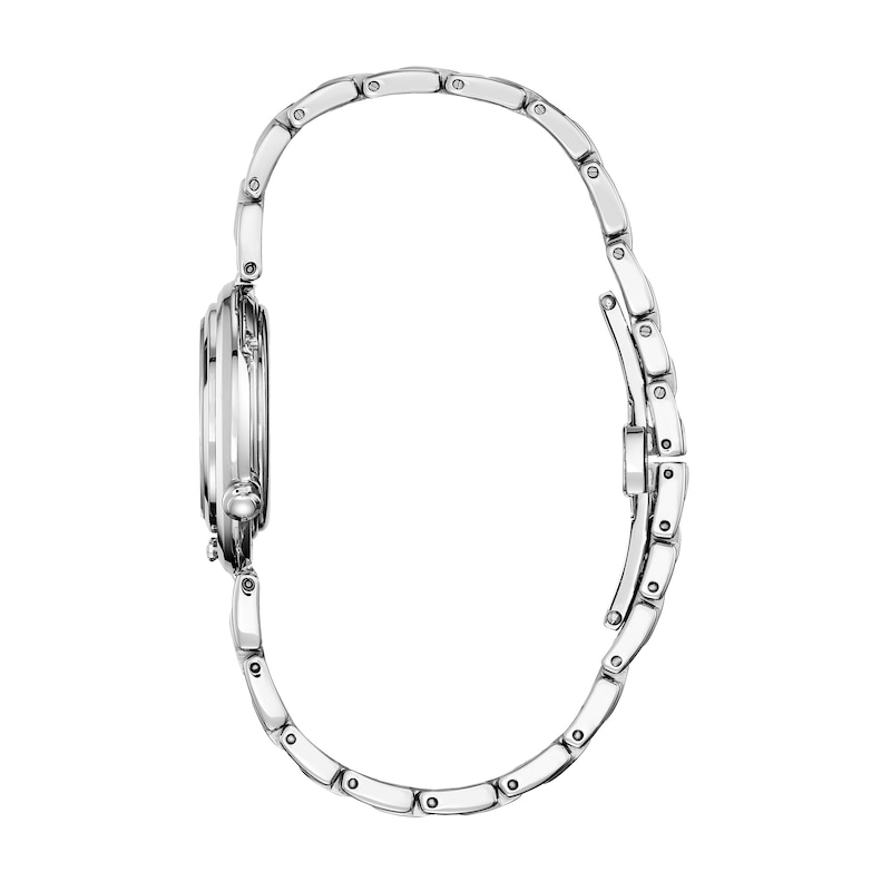 Main Image 2 of Ladies' Citizen Eco-Drive® Disney Ariel Diamond and Crystal Accent Watch with Mother-of-Pearl Dial (Model: EM0820-56N)