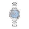 Thumbnail Image 1 of Ladies' Citizen Eco-Drive® Disney Frozen 2 Elsa Diamond Accent Watch with Blue Mother-of-Pearl Dial (Model: EM0580-58N)