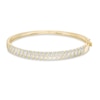 Thumbnail Image 0 of 1/2 CT. T.W. Diamond "S" Bangle in 10K Gold