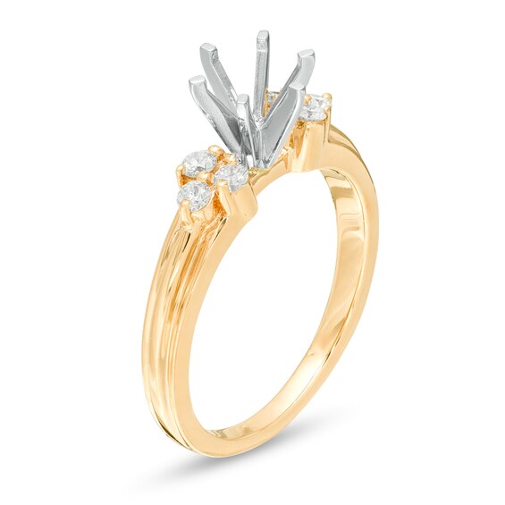 1/4 CT. T.W. Diamond Semi-Mount in 14K Gold 1/4 CT. T.W. Diamond Semi-Mount in 14K Gold
