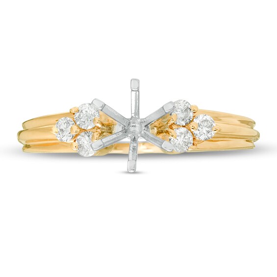 1/4 CT. T.W. Diamond Semi-Mount in 14K Gold 1/4 CT. T.W. Diamond Semi-Mount in 14K Gold