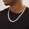 Thumbnail Image 3 of 10.75mm Cuban Curb Chain Necklace in 14K Gold - 24"