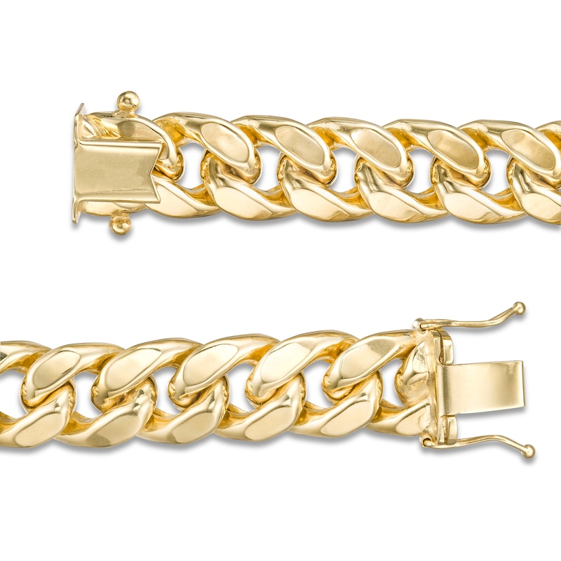Zales Men's 14K Gold Curb Chain Necklace
