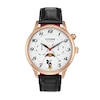 Thumbnail Image 1 of Citizen Eco-Drive® Mickey Mouse Moon Phase Rose-Tone Strap Watch with White Dial (Model: AP1053-15W)