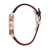 Thumbnail Image 2 of Citizen Eco-Drive® Mickey Mouse Moon Phase Rose-Tone Strap Watch with White Dial (Model: AP1053-15W)