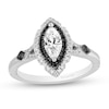 Thumbnail Image 1 of Enchanted Disney Villains Maleficent 3/4 CT. T.W. Enhanced Black and White Diamond Engagement Ring in 14K White Gold