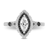 Thumbnail Image 4 of Enchanted Disney Villains Maleficent 3/4 CT. T.W. Enhanced Black and White Diamond Engagement Ring in 14K White Gold