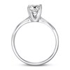 Thumbnail Image 2 of 1 CT. Certified Cushion-Cut Diamond Solitaire Ring in 14K White Gold (I/I1)