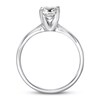 Thumbnail Image 1 of 1 CT. Certified Cushion-Cut Diamond Solitaire Ring in 14K White Gold (I/I1)