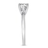 Thumbnail Image 3 of 1 CT. Certified Cushion-Cut Diamond Solitaire Ring in 14K White Gold (I/I1)