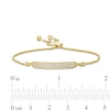 Thumbnail Image 3 of 1/4 CT. T.W. Diamond Multi-Row Bar Bolo Bracelet in 10K Gold - 9.5"