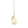 Thumbnail Image 1 of Enchanted Disney Anna 1/5 CT. T.W. Diamond Double Wheat Necklace in 10K Gold