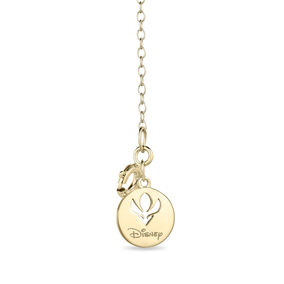 Enchanted Disney Anna 1/5 CT. T.w. Diamond Double Wheat Necklace in 10K Gold
