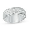 Thumbnail Image 0 of Triton Men's 1/3 CT. T.W. Diamond Art Deco Comfort Fit Wedding Band in Tungsten