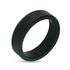 Thumbnail Image 2 of Triton Men's 7.0mm Bevelled Edge Comfort Fit Wedding Band in Black Tungsten