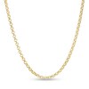 Thumbnail Image 0 of 2.3mm Rolo Chain Necklace in Hollow 10K Gold - 16"