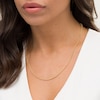 Thumbnail Image 2 of 2.3mm Rolo Chain Necklace in Hollow 10K Gold - 20"