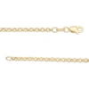 Thumbnail Image 2 of 2.3mm Rolo Chain Necklace in Hollow 10K Gold - 20"