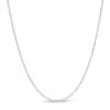 Thumbnail Image 0 of 1.1mm Cable Chain Necklace in Hollow 10K White Gold - 20"