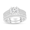 1-1/2 CT. T.W. Diamond Collar Bridal Set in 14K White Gold