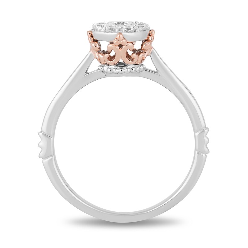 Enchanted Disney Princess 1/4 CT. T.W. Diamond Frame Promise Ring in
