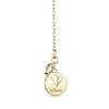 Thumbnail Image 2 of Enchanted Disney Anna Marquise Rhodolite Garnet and Diamond Accent Wheat Pendant in 10K Gold - 19&quot;