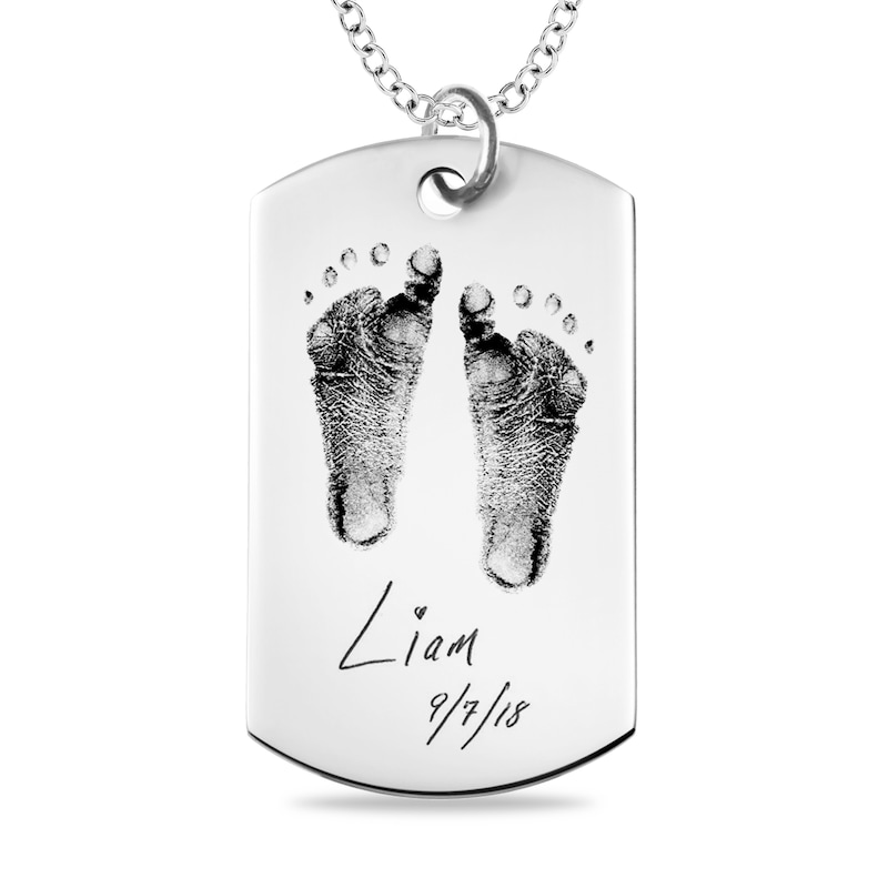 Zales Engravable Dog Tag Pendant