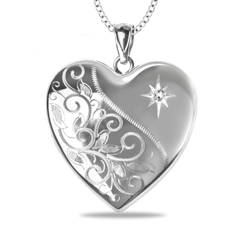 Love Heart Locket Necklace Charm