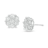 Thumbnail Image 1 of 2 CT. T.W. Diamond Frame Stud Earrings in 10K White Gold