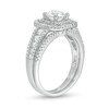 Thumbnail Image 3 of 1-3/8 CT. T.W. Diamond Double Octagonal Frame Multi-Row Bridal Set in 14K White Gold