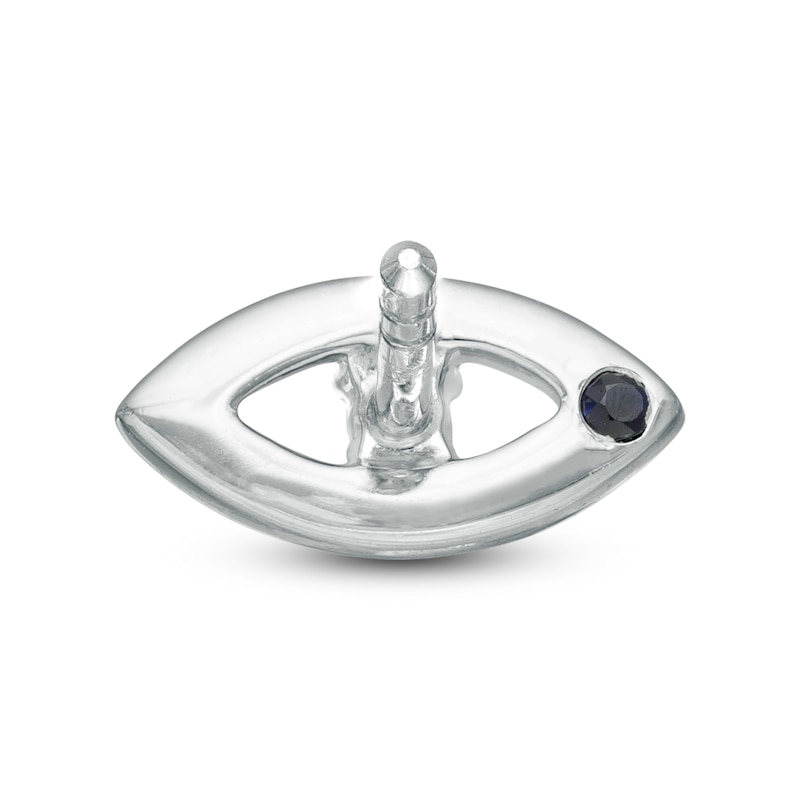 Main Image 2 of Vera Wang Love Collection Diamond Accent Eye Single Stud Earring in Sterling Silver