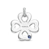Thumbnail Image 2 of Vera Wang Love Collection 1/10 CT. T.W. Diamond Four-Leaf Clover Single Stud Earring in Sterling Silver
