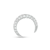 Thumbnail Image 0 of Vera Wang Love Collection 1/20 CT. T.W. Diamond Crescent Moon Single Stud Earring in Sterling Silver