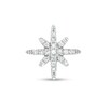 Thumbnail Image 0 of Vera Wang Love Collection 1/20 CT. T.W. Diamond Eight-Point Star Single Stud Earring in Sterling Silver