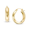 Thumbnail Image 1 of 20.0mm Tube Hoop Earrings in 14K Gold